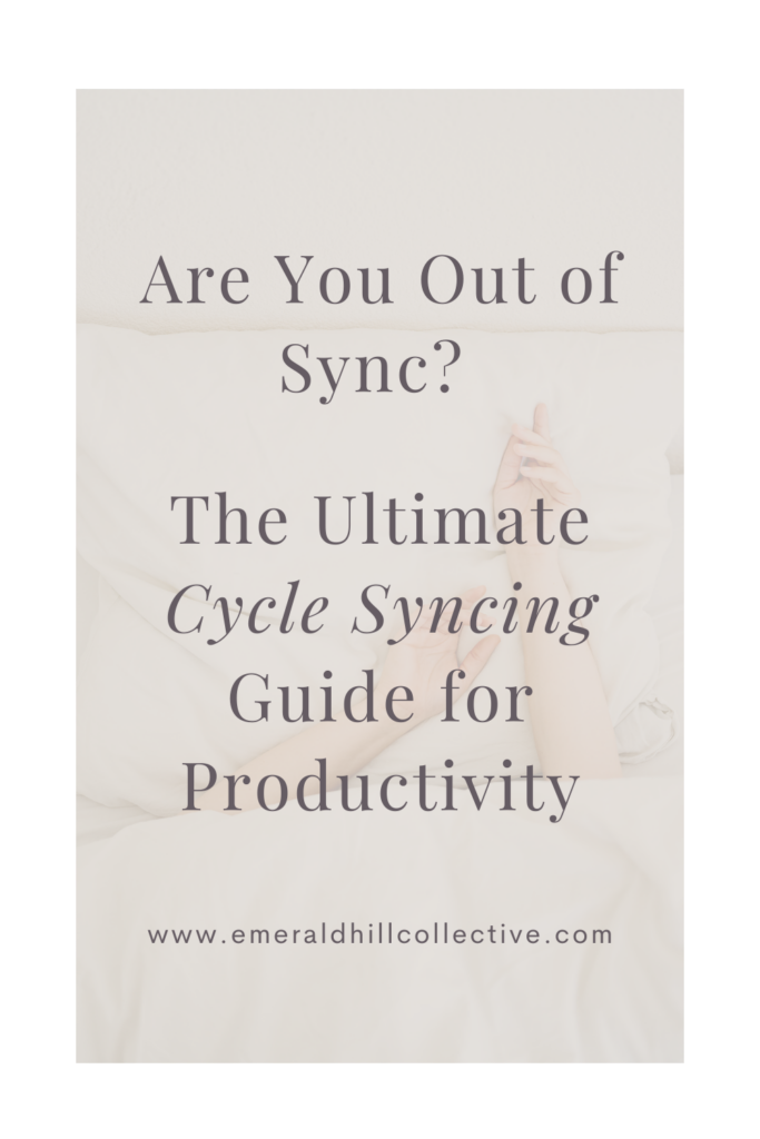 cycle syncing pinterest