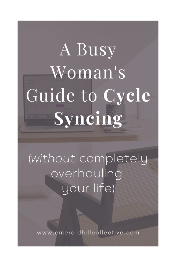 cycle syncing productivity framework